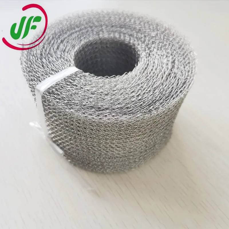 stainless steel filter knitted wire mesh for Gas-liquid filter
