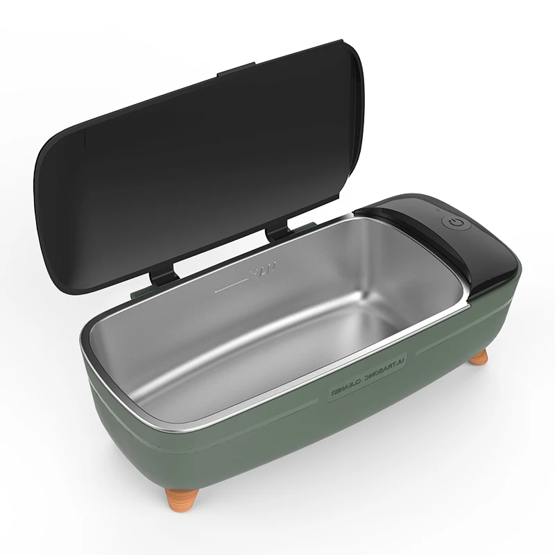 Household hot model 400ml Mini portable glass washer ultra sonic cleaner for watch jewelry dentures