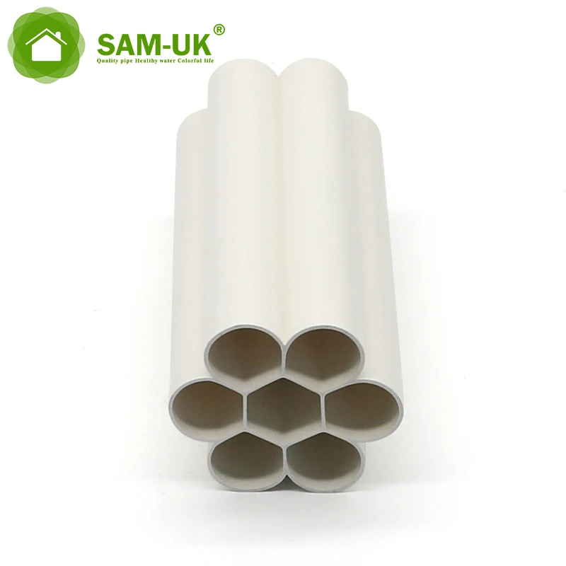 corrugated conduit underground pvc heat resistant pipe 3 inch of 25mm sizes electrical plumbing materials tubo pvc pipe 200mm