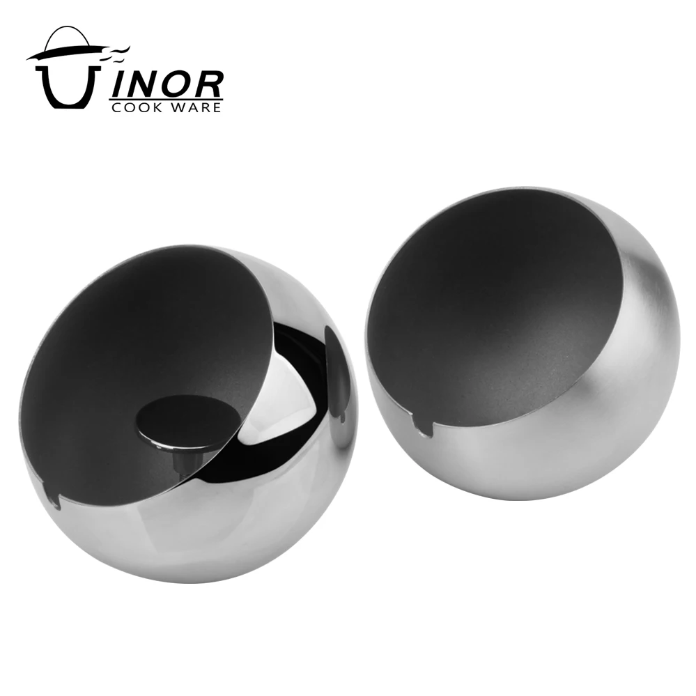 Personalized water windproof commercial portable ashtray, funny table top metal cigarette ashtray outdoor / indoor