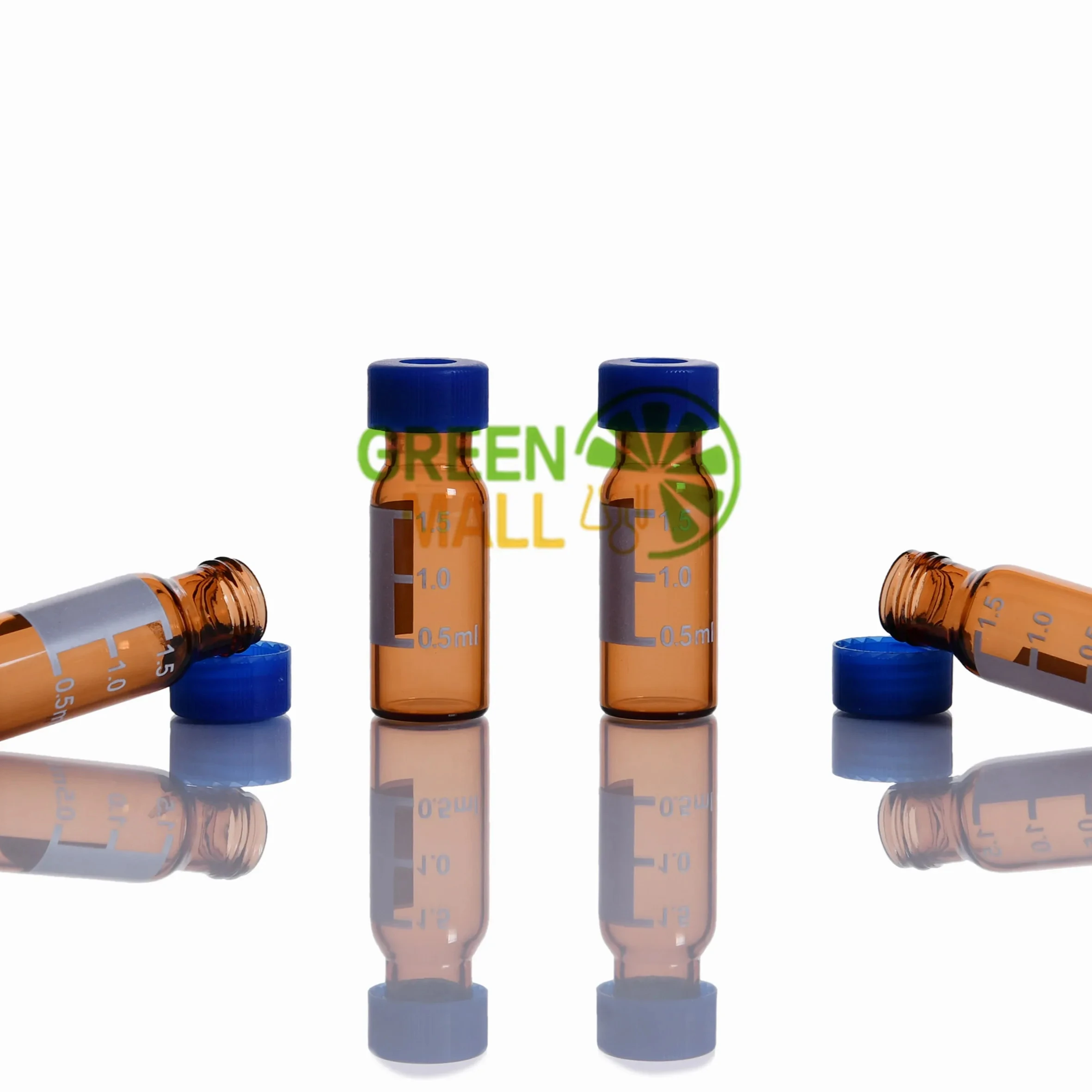 wholesale Chromatographic autosampler bottle High quality 2ml small screw top glass sample hplc vial