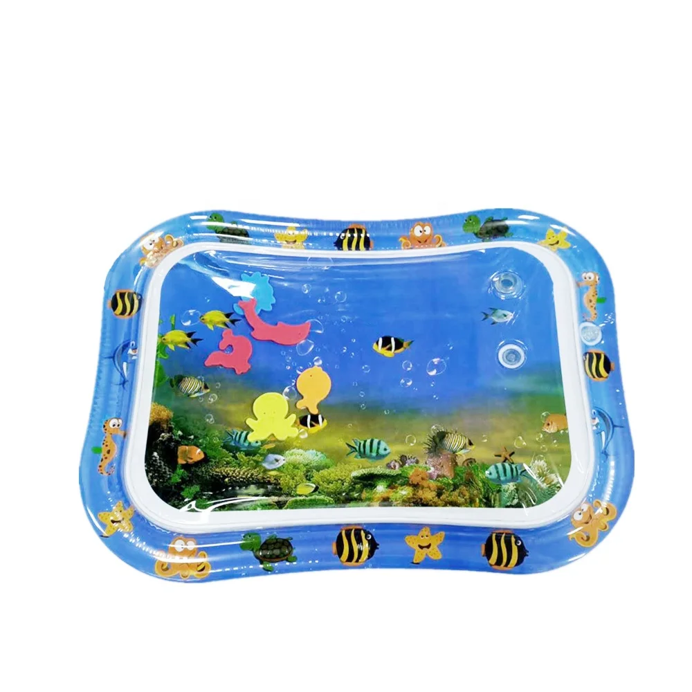 Newborn Baby Soft Toys Puzzle Sensory PVC Inflatable Baby Water Mat
