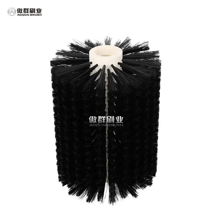 Заводская цена электрическая вращающаяся щетка для очистки солнечной панели промышленная роликовая круглая или полосовая