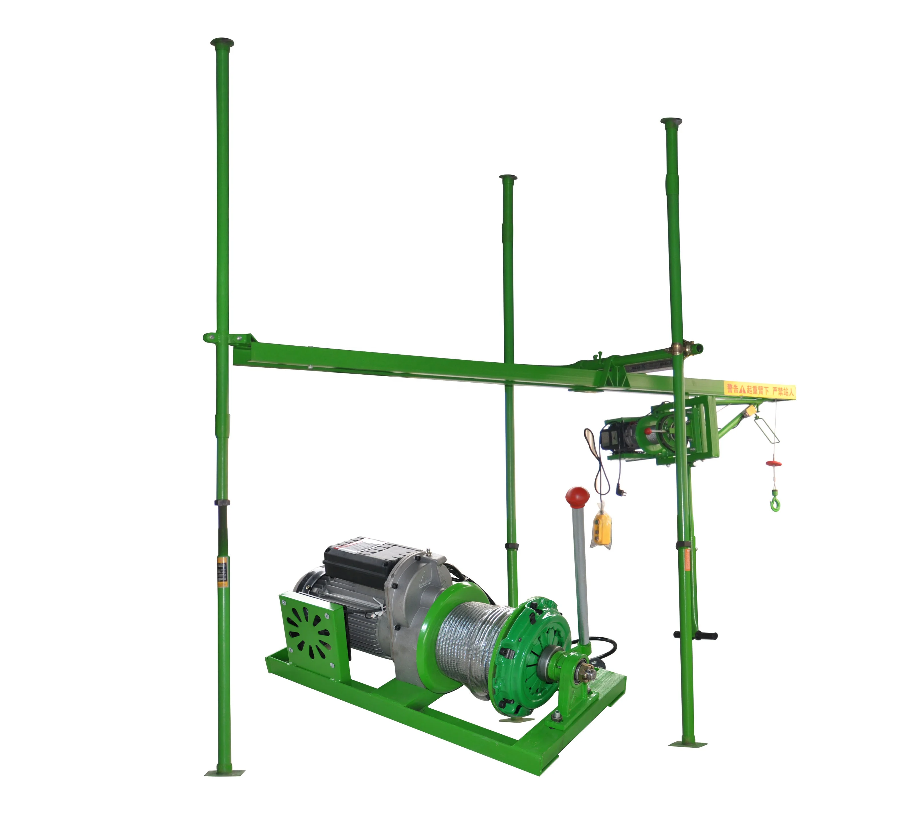 Mini Lifting Crane Equipment Crane For Pick And Place indoor mini crane 500KG 30M Hand brake clutch