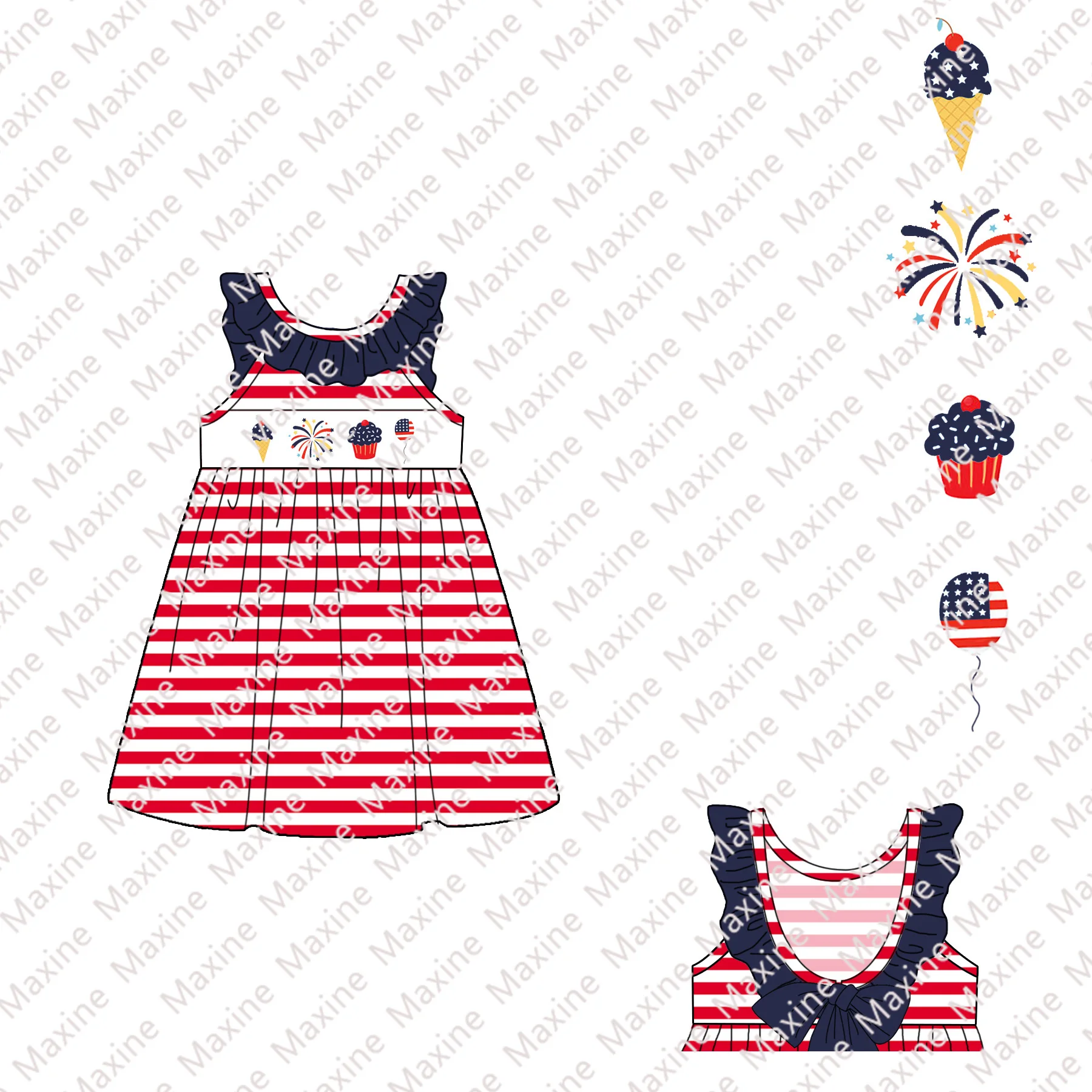 
2021 Baby boys shorts outfit boutique outfit knit cotton boys 4th of july clothing set 