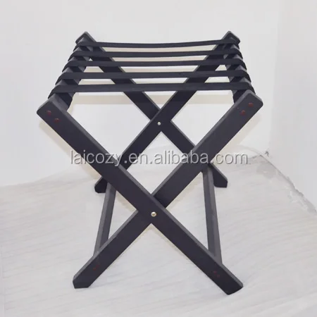 LAICOZY Hotel Bedroom Luggage Rack/ Wood Luggage Rack For Hotel Room