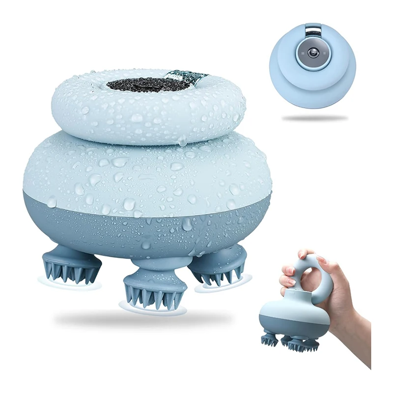 Wholesale Electric Cordless Cat Head Massager with IPX7 Waterproof Non-Slip Scalp Massager