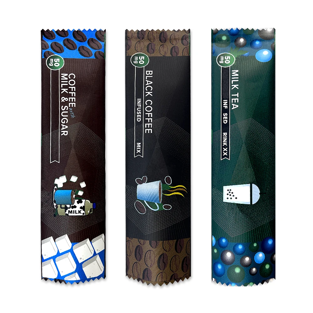 Accept customized heat seal 3 side seal Chocolate Bar Bags Digital Glossy Printed Candy Mylar Bags Customized
