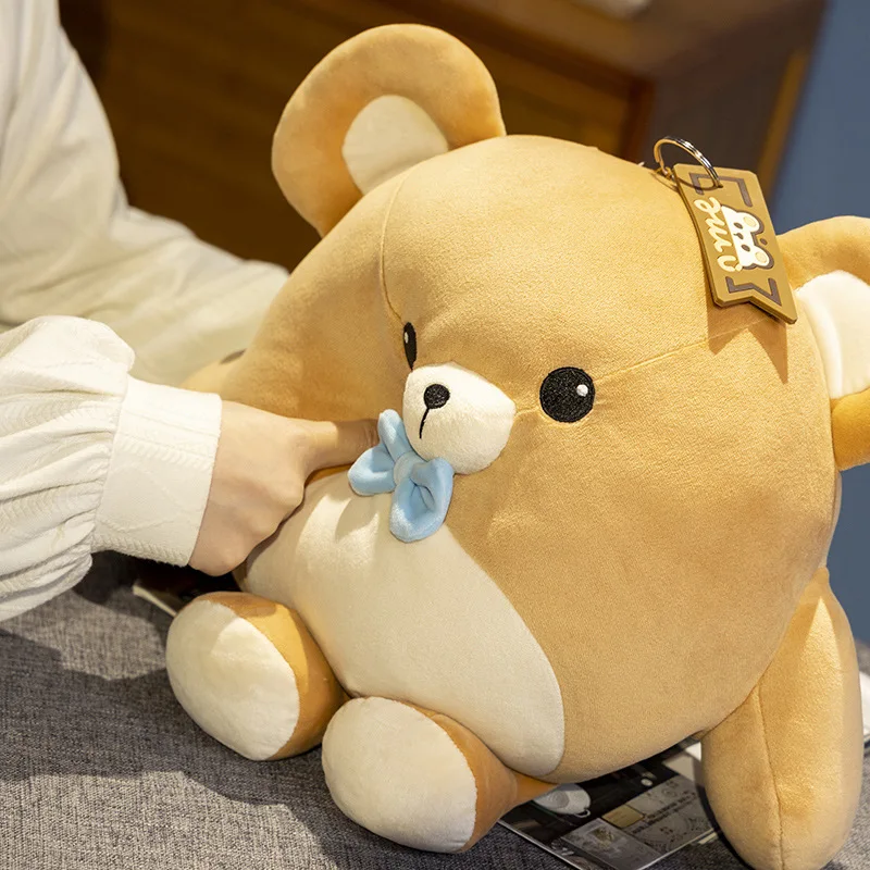 Mengai Genuine Puff Party Lost Heart Bear Plush Toy Cute Cartoon Doll Doll For Girls Birthday Gift Cushion