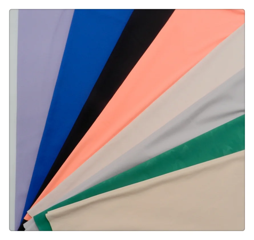 Нейлоновый спандекс г/м2, лидер продаж, вискоза, спандекс, ткань, мягкий полиэстер для активной одежды, одежда для йоги