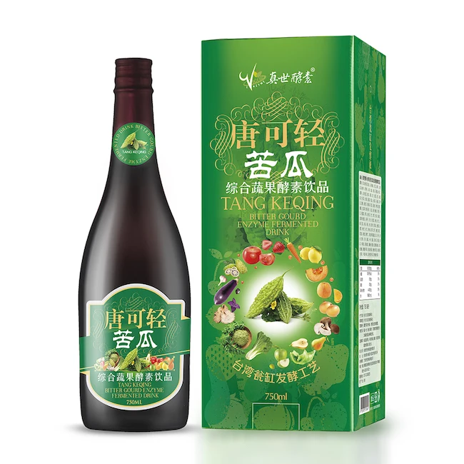 Most Popular Promote Digestion Premium Bitter Squash + Exotic Vegetable and Fruit Enzyme Drink