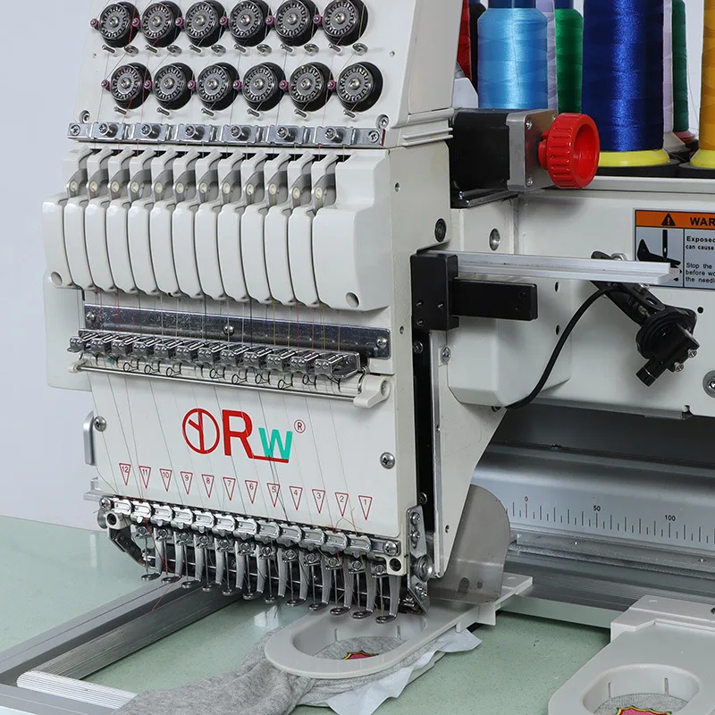 2022 Factory Direct 8 Needles T-shirt Single Head Computerized Embroidery Machine  Auto Commercial Embroidery Machine