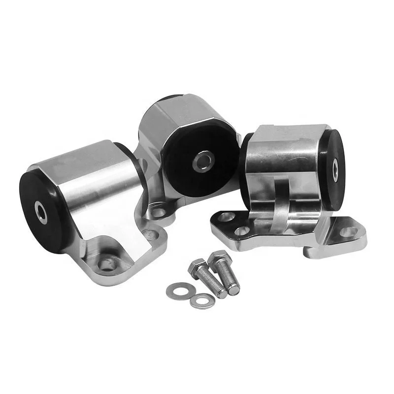 For Honda Civic Del Sol EG Chassis Acura Integra DC2 2-bolt Left Mount B-SERIES and D-SERIES Engine Billet Motor Swap Mount Kit