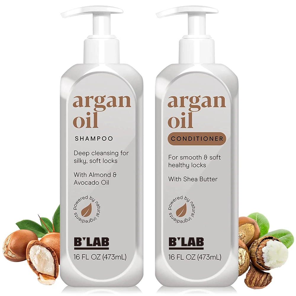 wholesale Deep Cleaning Coconut argan oil shampoo and conditioner Activated Charcoal Hair Growth organic Shampoo