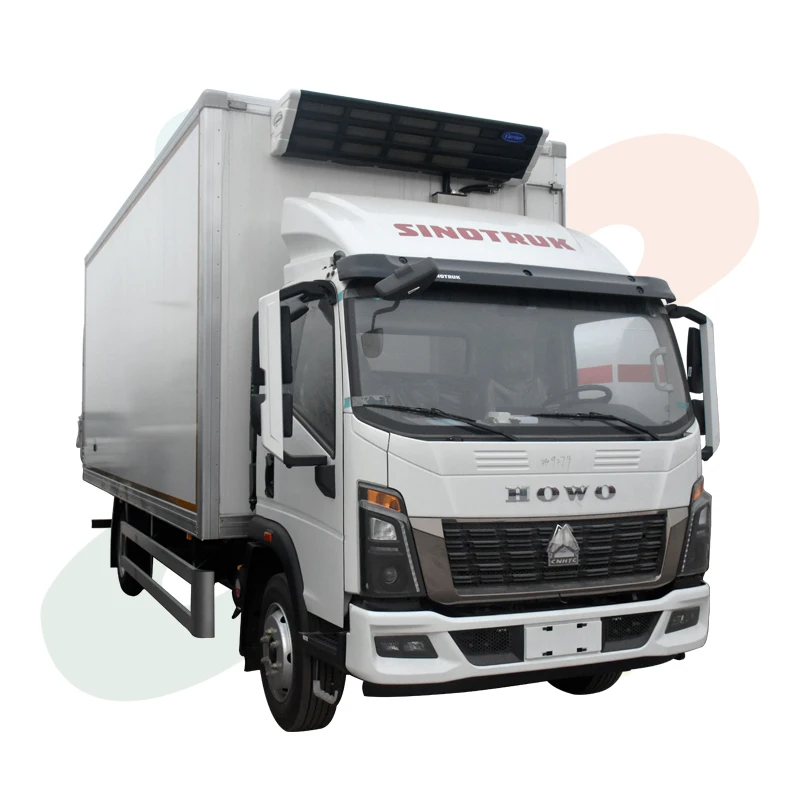 Used Sinotruk Howo Thermo King Truck 4*2 Single Cabin Side Door Back Door Mini Refrigerated Truck Diesel Freezer Truck