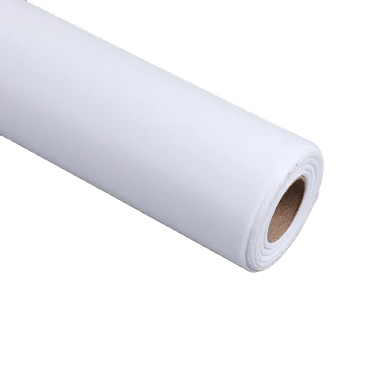 Clothing 100% polyester fusible interfacing roll gum stay 1025HF,1035HF,1040HF,1050HFcut away nonwoven interlining