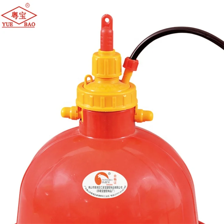 Automatic Chicken Duck Goose Drinking Drinkers Red Hanging Design Automatic Drinkers Animal Feeders