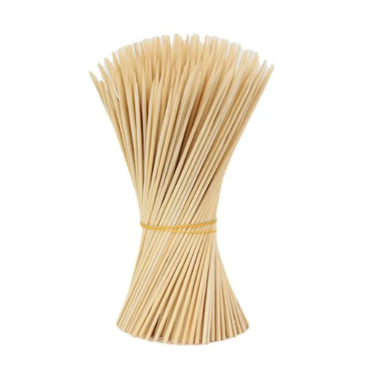 Factory Customized New Product Bbq bamboo skewers 45cm square