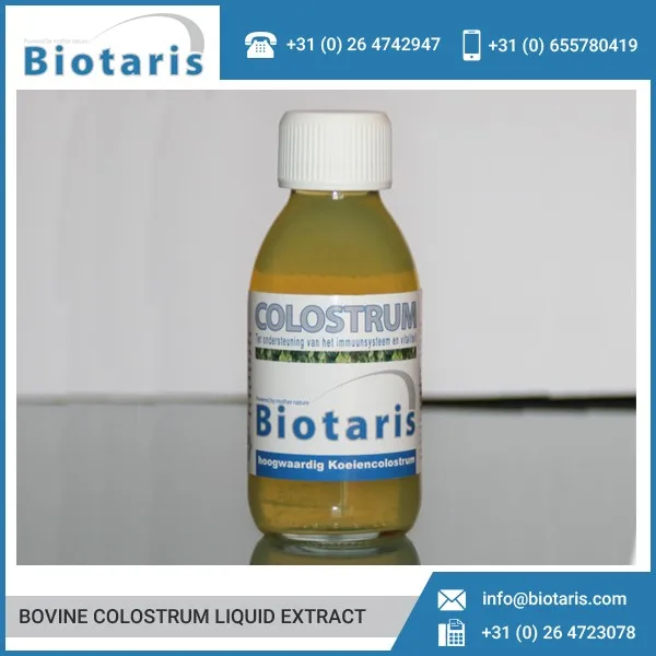 Bovine Colostrum liquid 20% IgG made in Germany  Bottle 125 ml