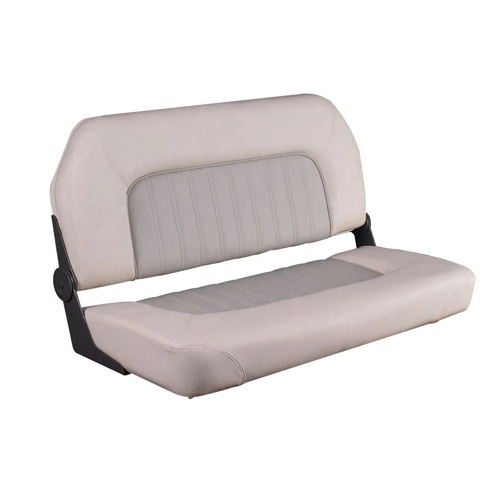 Marine low back folding down double seat custom boat bench seats