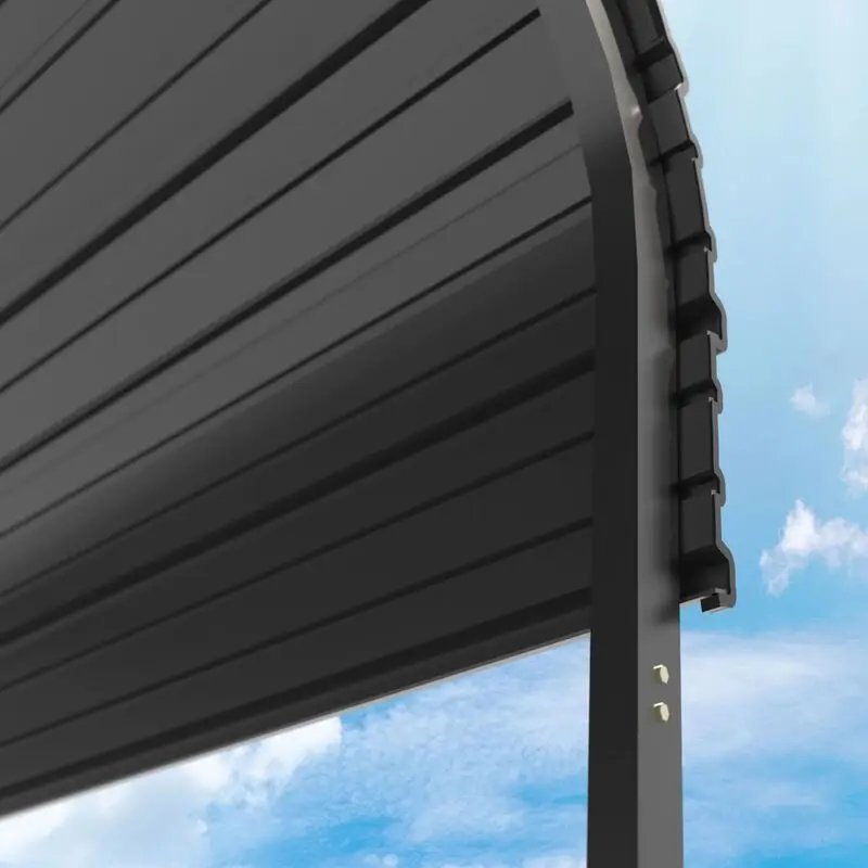 Factory Direct Sales Waterproof Free Standing Heavy Duty 12x20 Metal Carport Made in China For 2 Cars  Parking