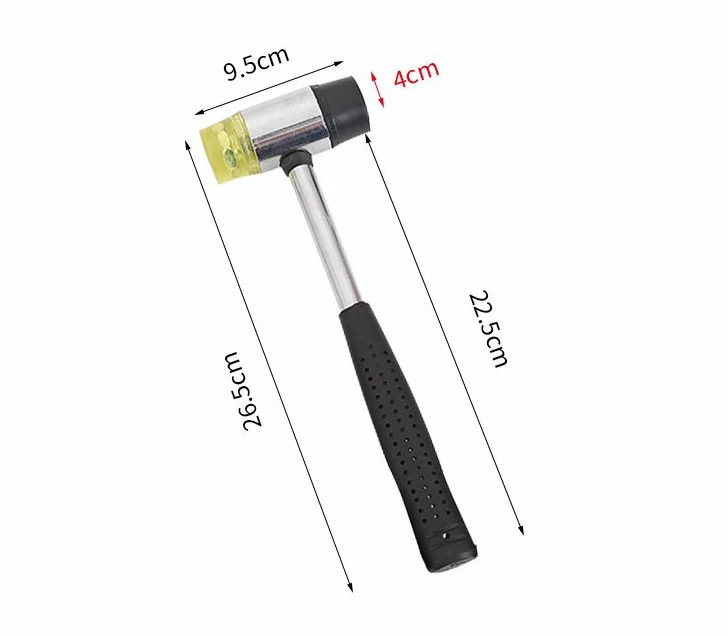
China manufacturer Low price rubber hammers with wooden handle with best quality 
