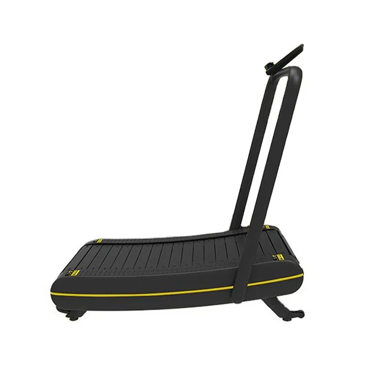 Multi functional intelligent unpowered treadmill commercial mechanical arc-shaped self weight treadmill