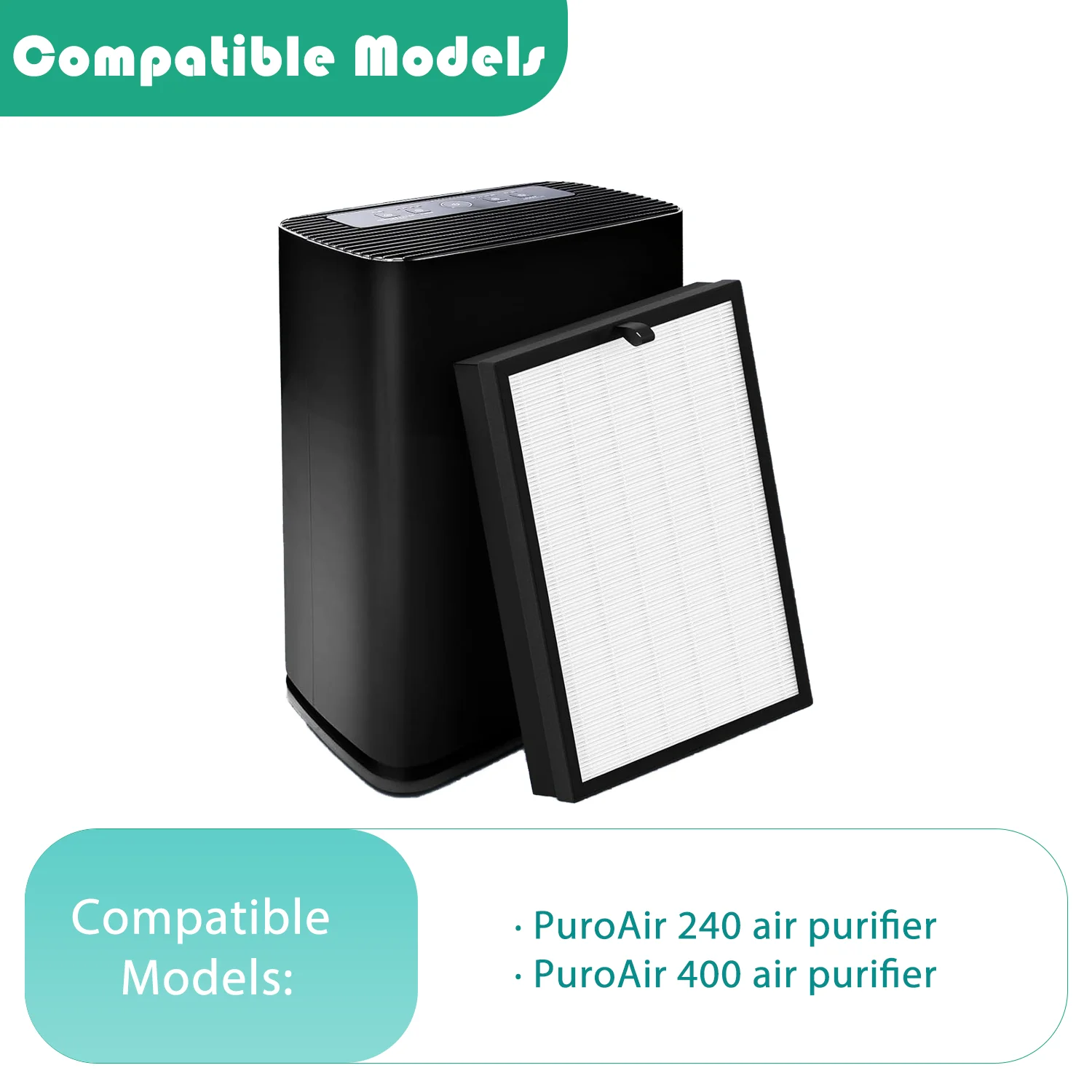 Сменный фильтр HEPA 14 13 совместимый с 400 очистителем воздуха PuroAir