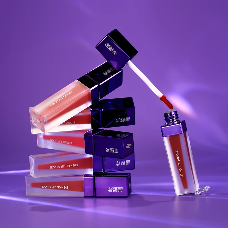 Waterproof Long Lasting Matte lip Gloss  Velvet Texture Liquid Lipstick Lip Makeup Private Label Lipglaze