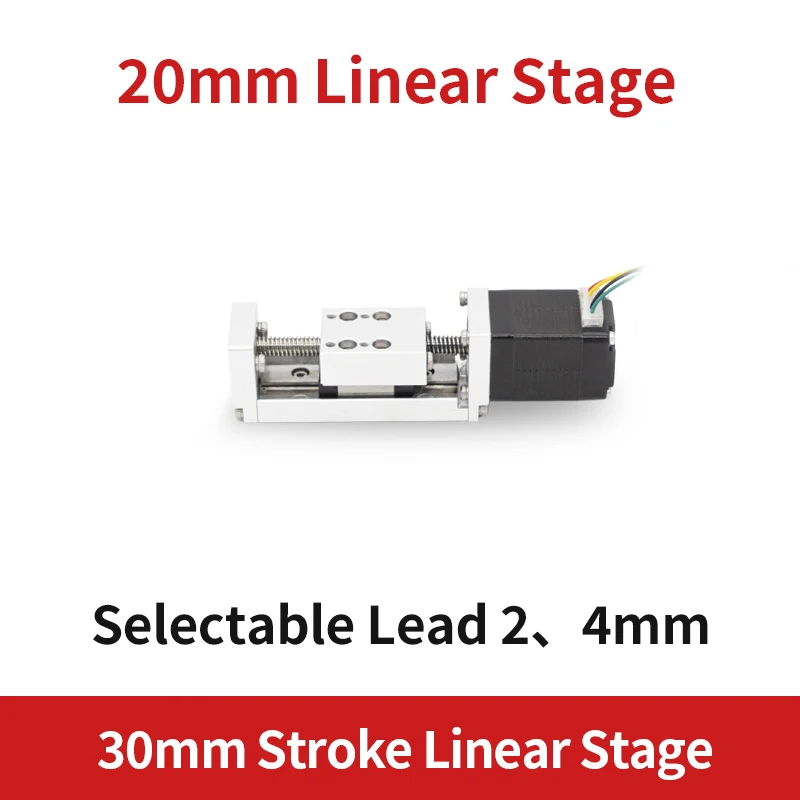 UMOT LMD8S11HD05-090 Small Nema 8 Stepper Lead Screw Linear Actuator 0.5a Stroke 30mm 18mnm(2.52oz.In) Lead 2mm 4mm With Sensor