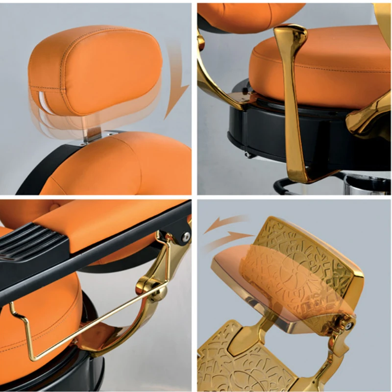 Modern Salon Shampoo Barbering Chair Heavy Duty Hydraulic Wholesale Barber Chair Parts