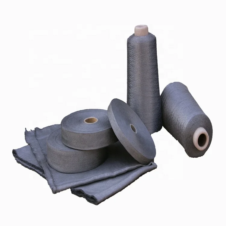 Металлическое волокно из нержавеющей стали Термостойкое Металлическое волокно Тканое полотно