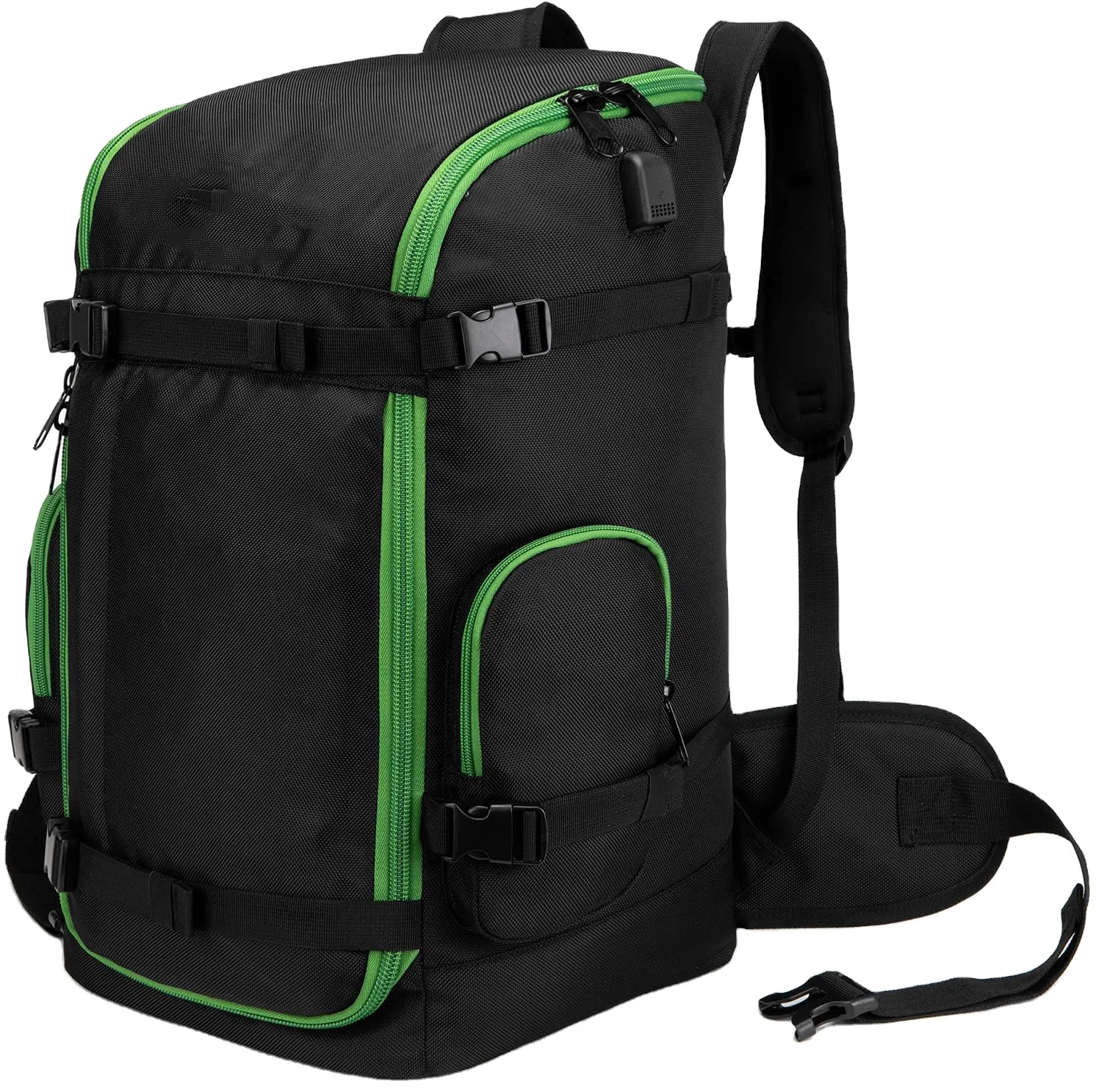 Ski Boot Bag Backpack, 50L Large Capacity Water-Resistant Padded   & Snowboard Boot Bag for Ski Boots, Helmet