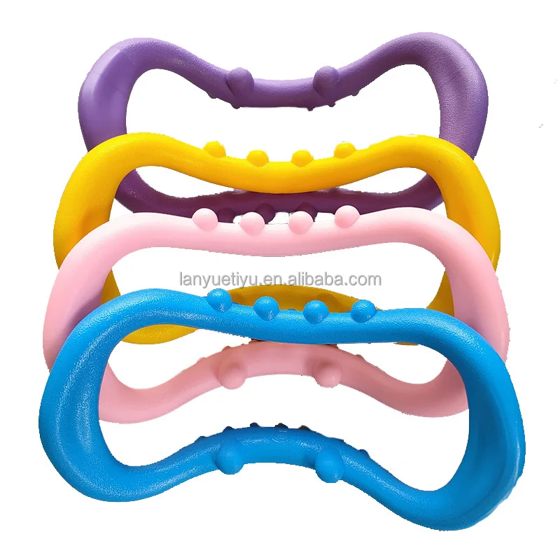 
Yoga Ring Pilates Exercise Fitness Rings Magic Circle Neck Equipment Accessories for Back Shoulder Leg Arm Thigh Pain Gym Tools 