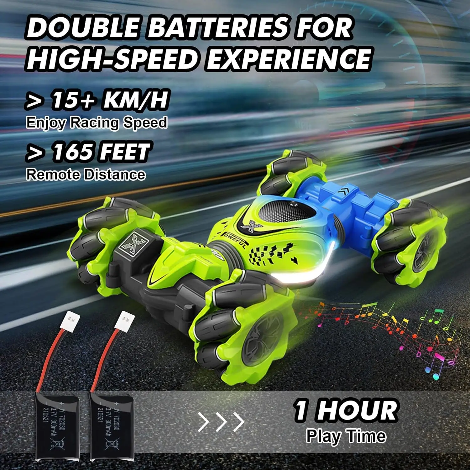 EPT Drift Hand Controlled Remote Control Twist Cars Offroad 360 Rotation 2.4GHz 4WD Gesture Sensing RC Stunt Car Toys