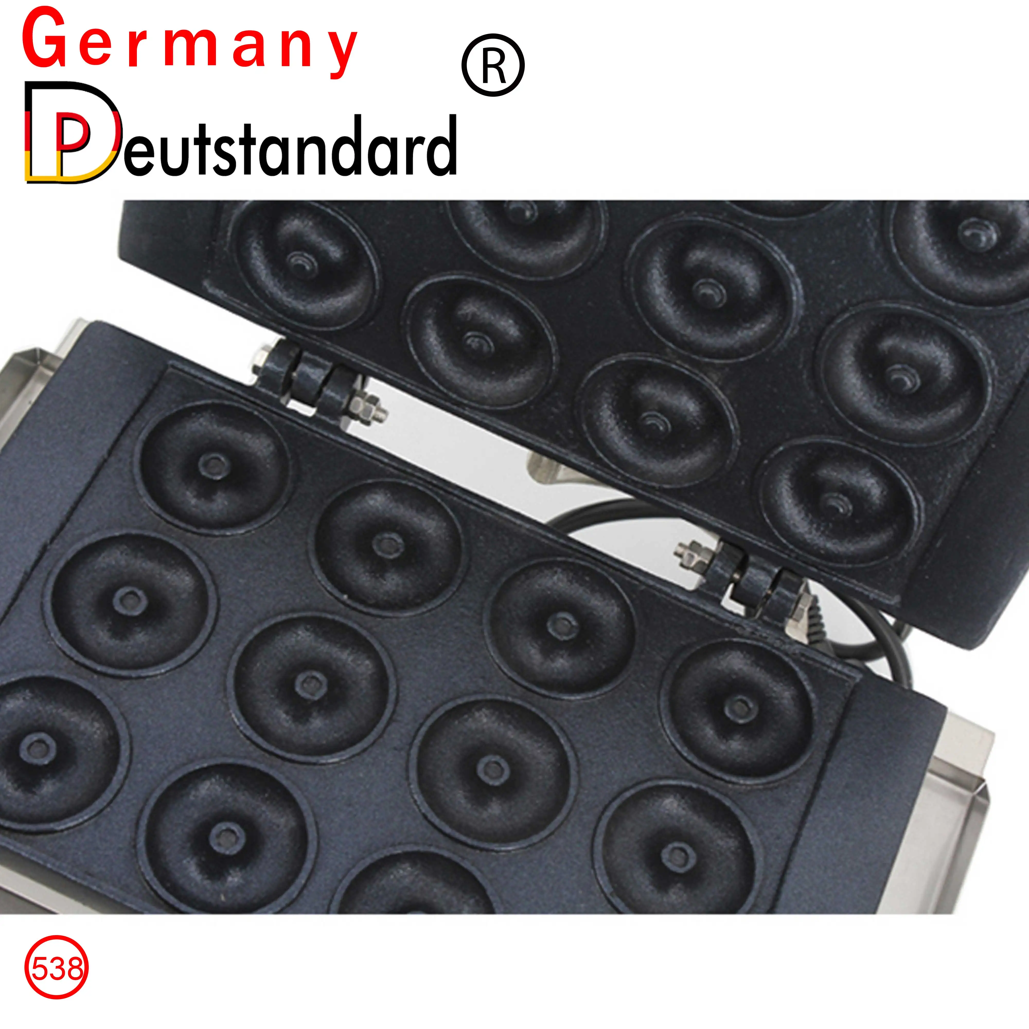 
Snack Equipment Doughnut Mini Donut Maker Machine For 12 Ring Donuts 