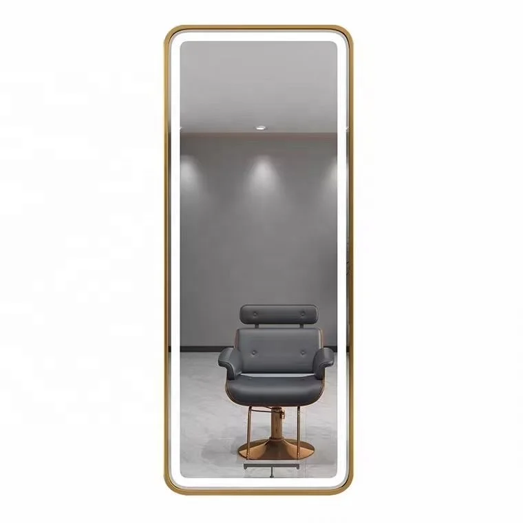 Modern new Barber Hair Salon Styling Mirror Station Double Sided With Storage