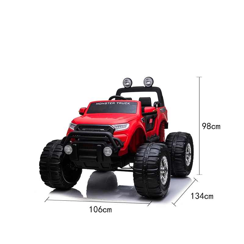 baby ride on battery monster truck with four motors