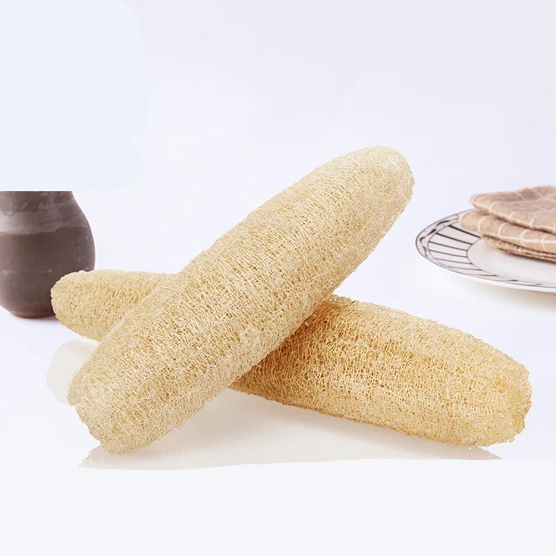Lufa Loofa Luffa биоразлагаемая целлюлозная губка для ванны отшелушивающий скребок тела душевая полностью натуральная