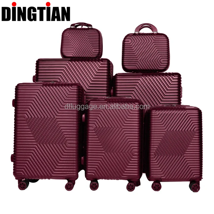 Unisex Custom Logo TSA Lock New Trend PP Aluminum Travel Bag with ABS Hard Case Spinner Wheels Cute Girl Classic Style for Trips