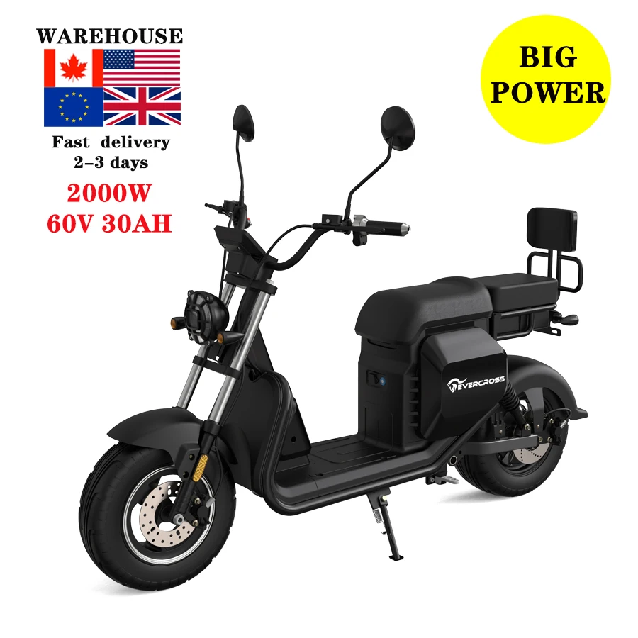 EU US Warehouse Popular EVERCROSS 702 Electric Bike 2000W 60V 30Ah Motor Bike Fat Tire Mountain Snow Bicycle Ebike