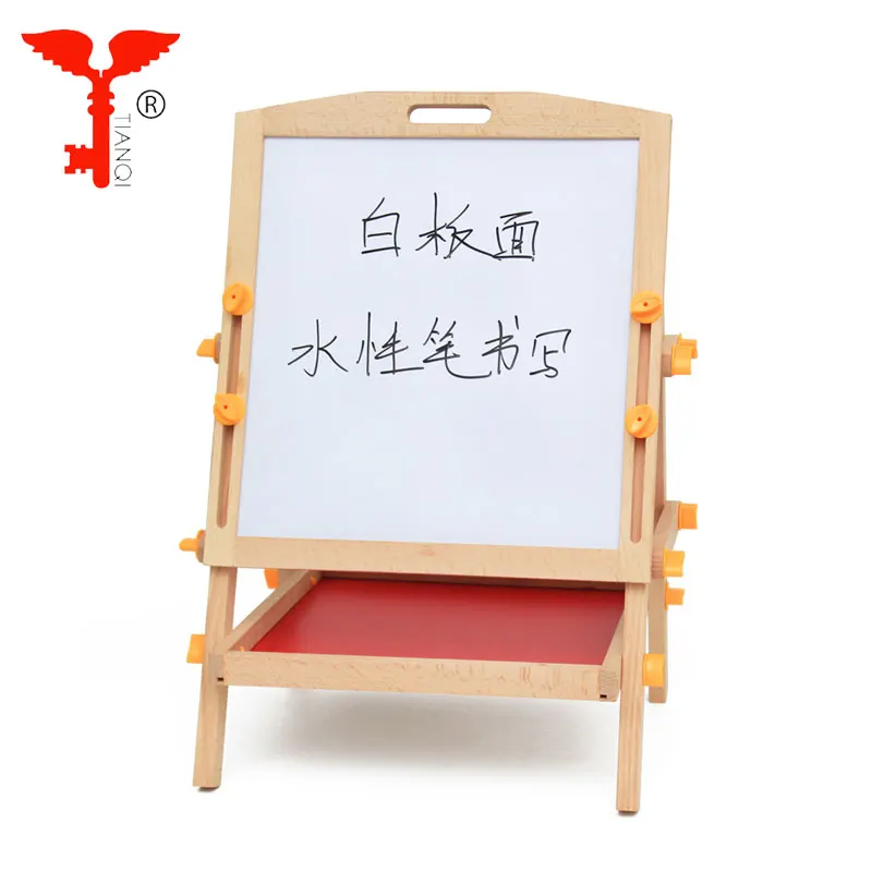 child wooden shelves   wood drawing stand  collapsible easel educational toys for kids