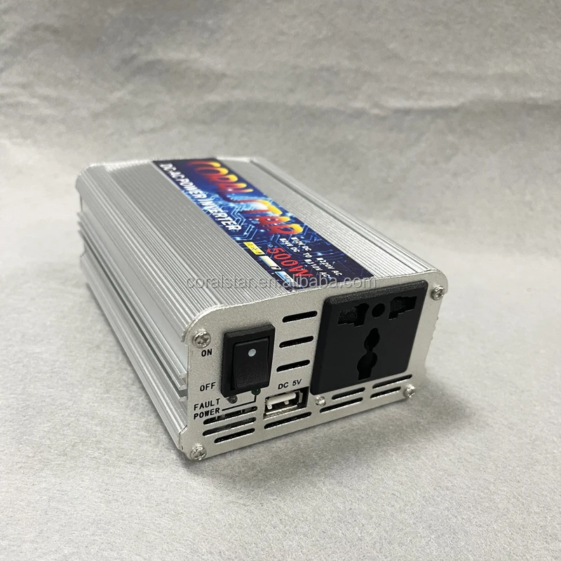  Export 500W car battery inverter 12V to 220V power