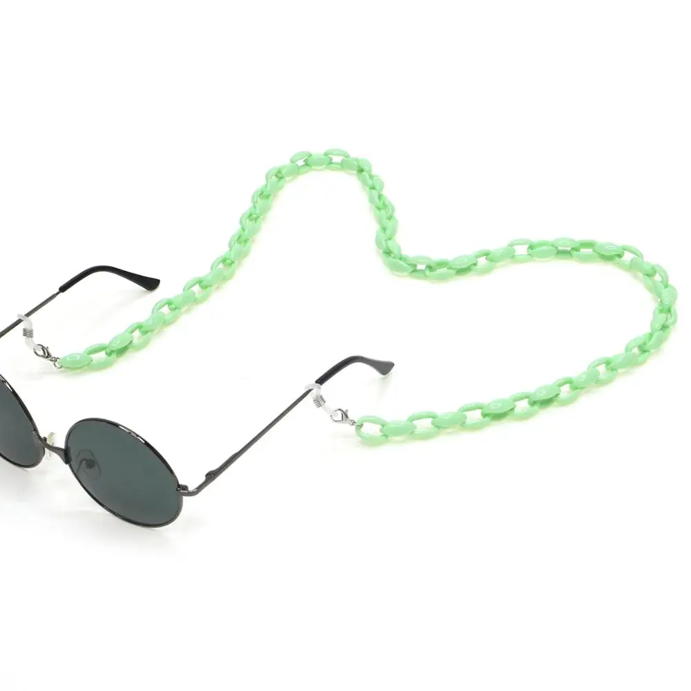 China Factory Wholesale Sunny cord Acrylic Sun Glasses Chain Sunglasses 2019 Glasses Eyewear Chain Holder