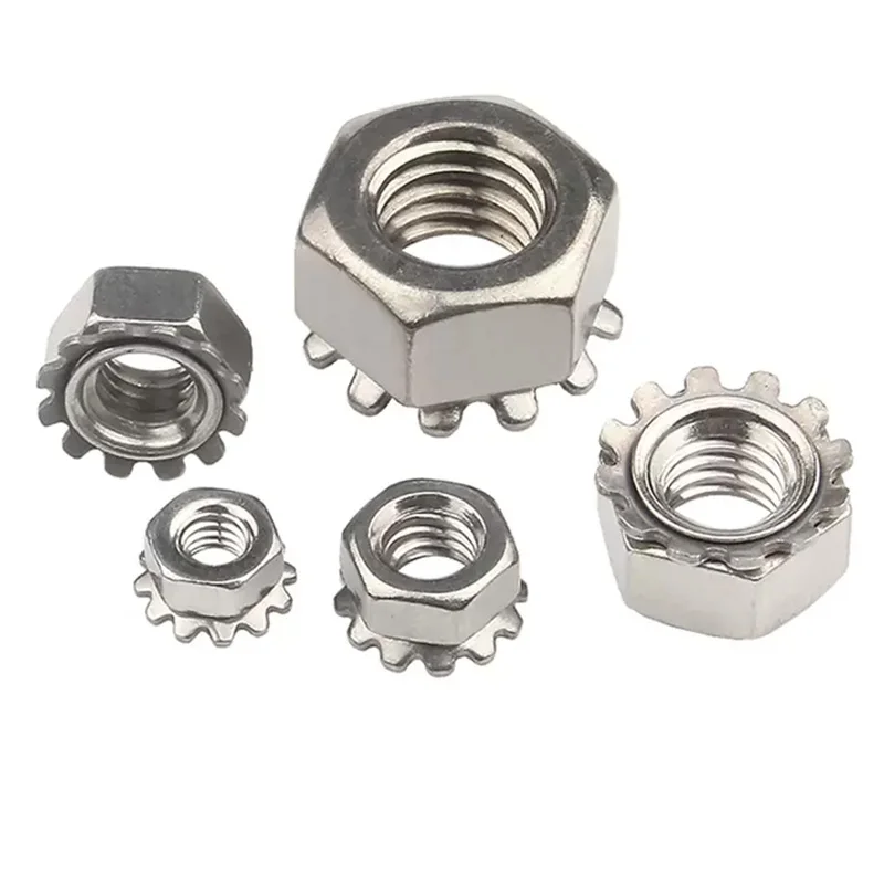 Metric Hex Kep/K Type Tooth Washer Lock Nuts M3 M4 M5 M6 M8 M10