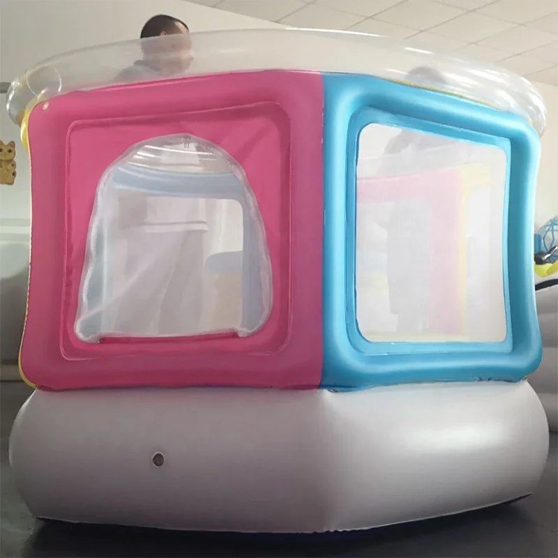 Маленький детский надувной батут, мягкая и удобная детская развлекательная подвесная кровать