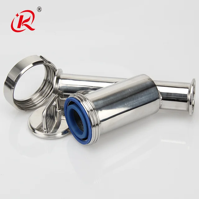 Manufacturer High Quality Y Type Filter SS304/316 Sanitary Tri Clamp Precision Filter Housing Mesh Strainer For Water Treatment