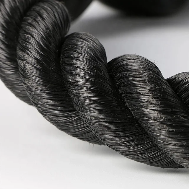 
High Quality Gym Fitness Accessories Heavy Capacity Black Tricep Rope 