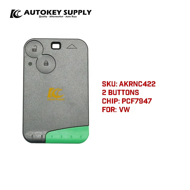 ForRenault Laguna smart card 2 buttons complete 433MHz PCF7947 Chip