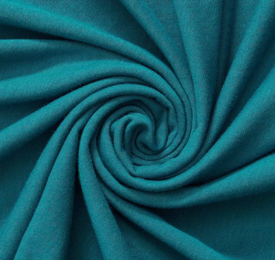 Custom wholesale heavy weight egyptian liberty pure cotton material knitted soft poplin fabric roll for clothing t-shirt hoodie